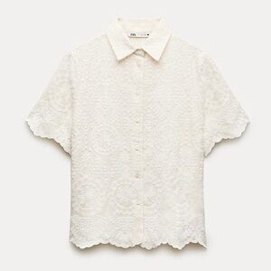 ZARA BLOGGER FAVORITE EMBROIDERED SHIRT